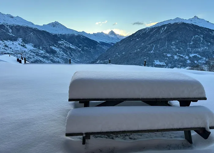 Thyon 4pieces, Proche Des Pistes Vakantiehuis *